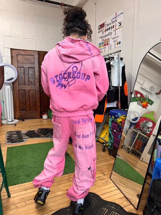 Baggy Pink Travel Pass Pants