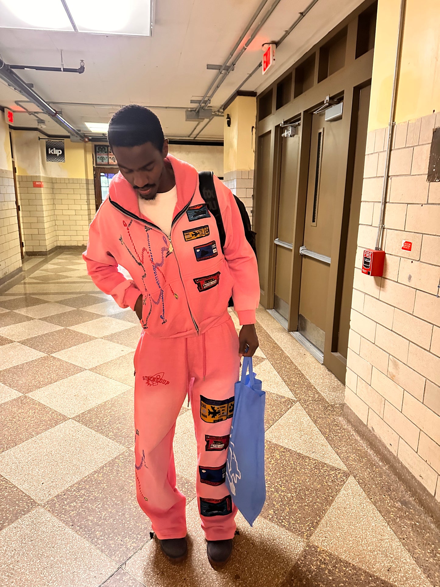 Baggy Pink Travel Pass Pants