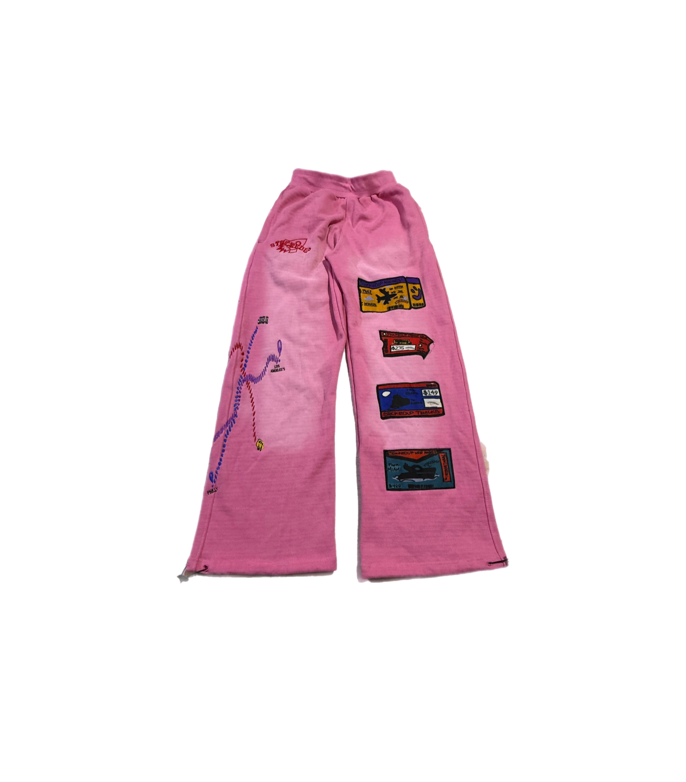 Baggy Pink Travel Pass Pants
