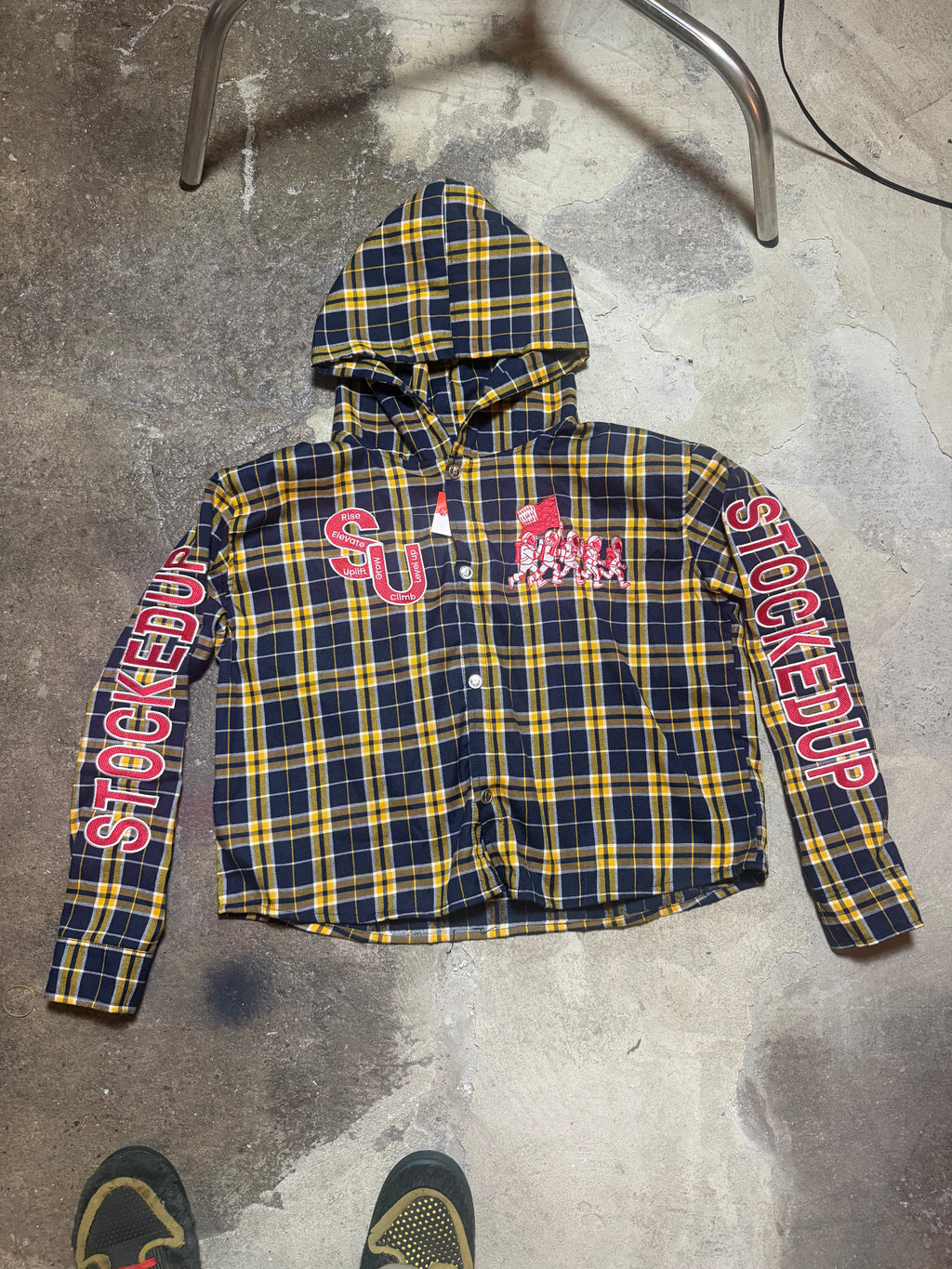 Flanell hoodie