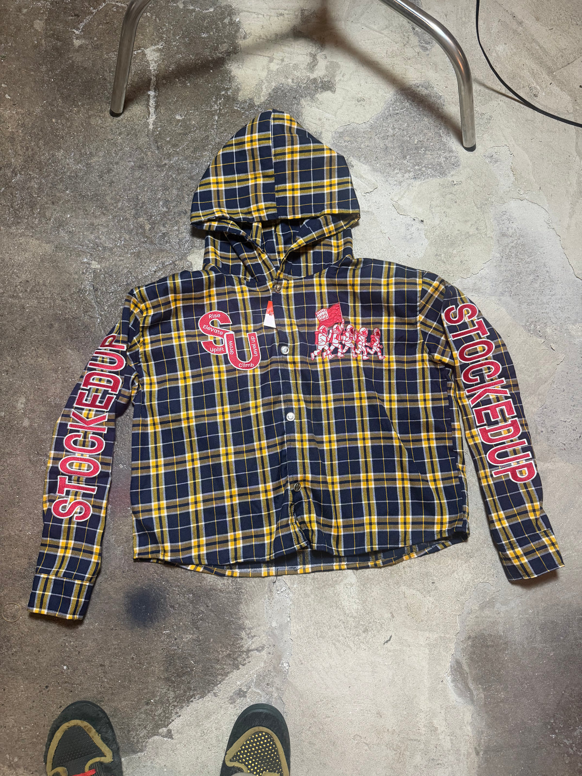 Flanell hoodie