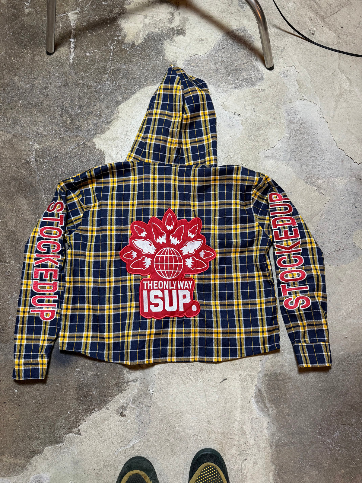 Flanell hoodie
