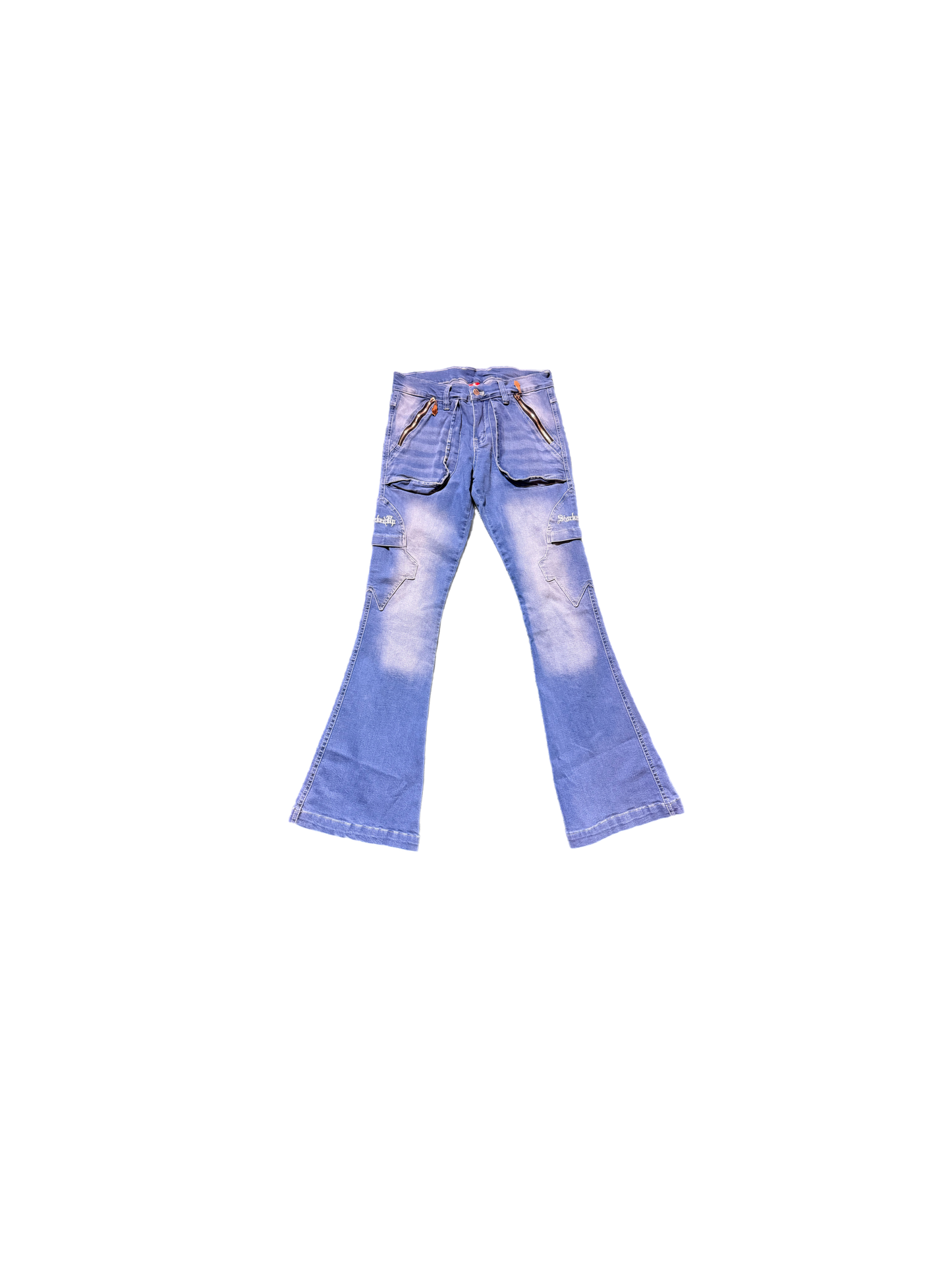 Flare rocket pocket denim