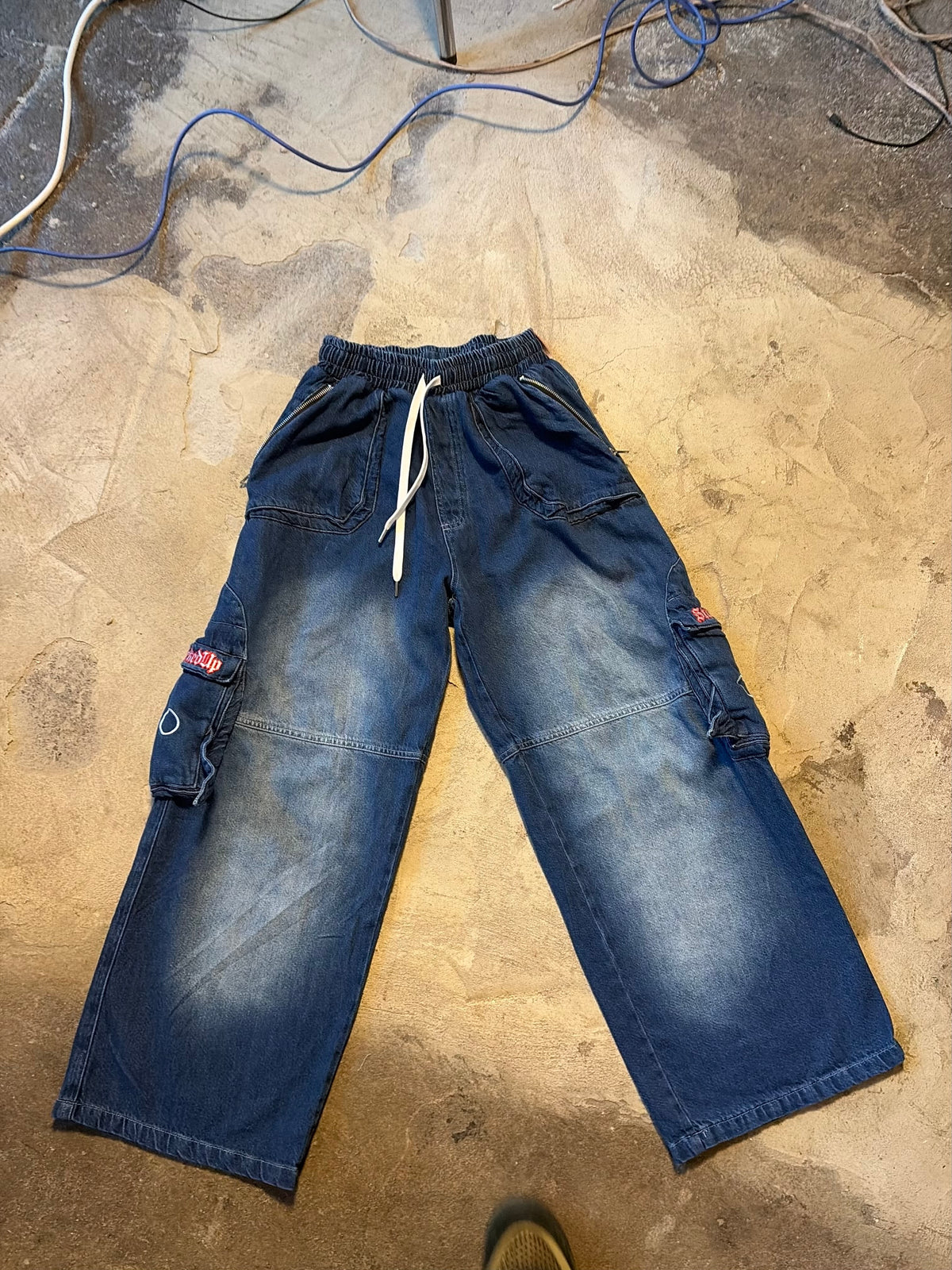 Rocket pocket denim baggy