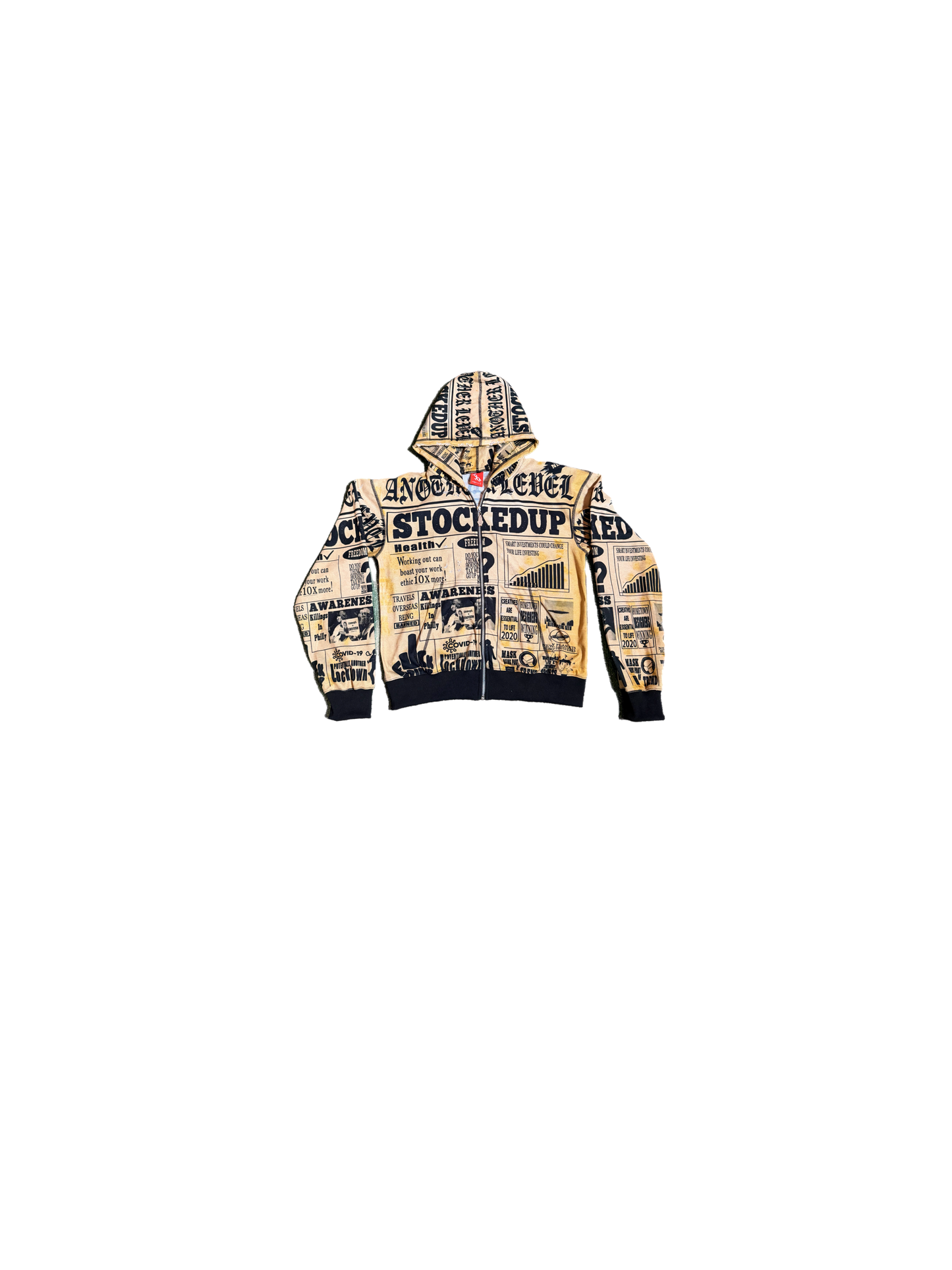 Newspaper hoodie