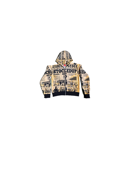 Newspaper hoodie