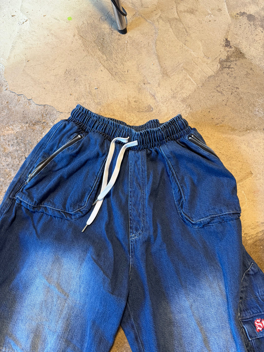 Rocket pocket denim baggy