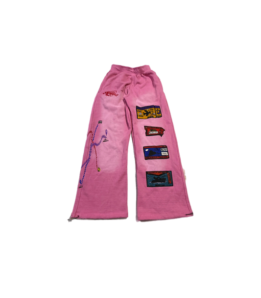 Baggy Pink Travel Pass Pants