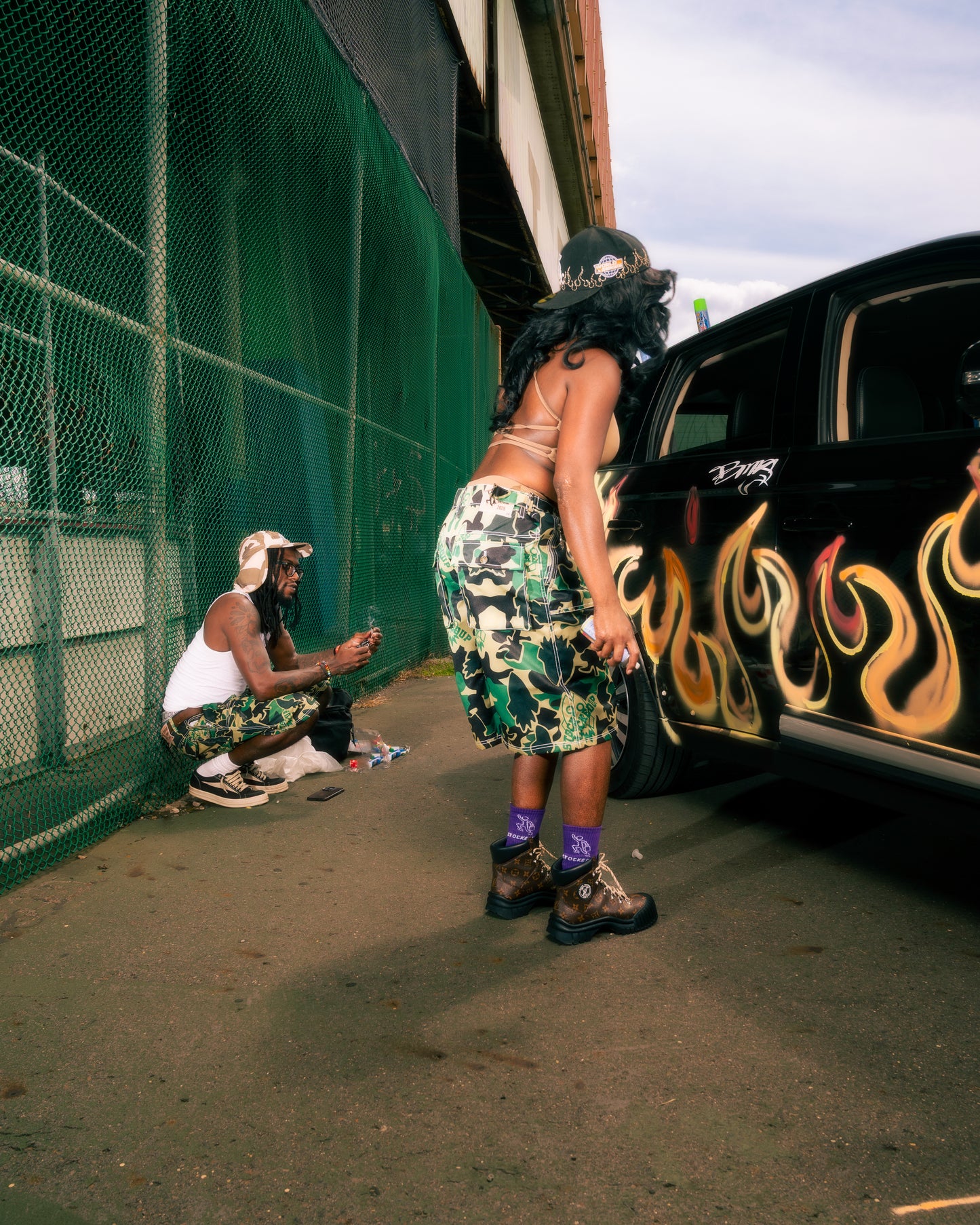 Camo shorts